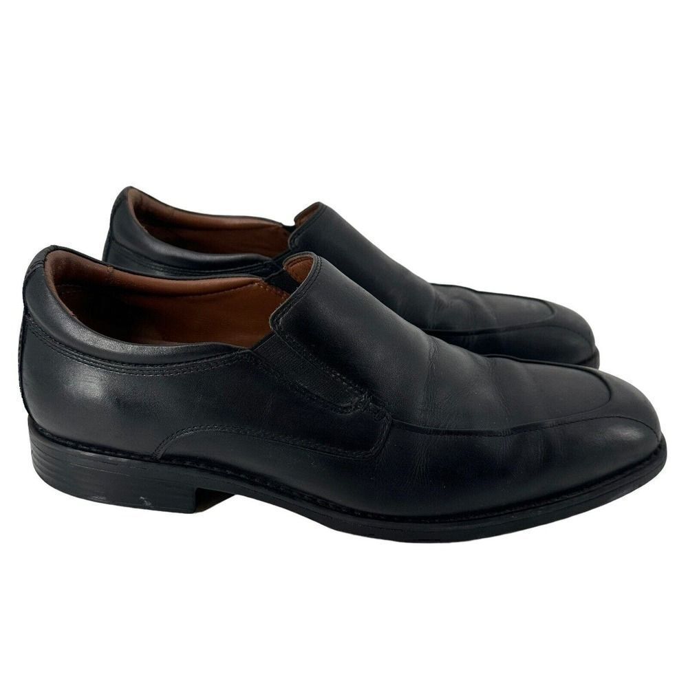 Johnston Murphy XC4 Stanton Moc Venetian Waterproof Loafers Black Leather 11.5 M